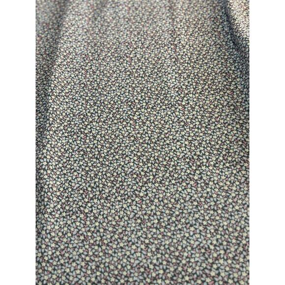 Chaps Women's Floral Boho Blouse Pullover Bell Sleeves Blue Patterned XL - Picture 8 of 8